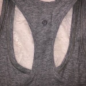 Lululemon Grey Racerback Tank